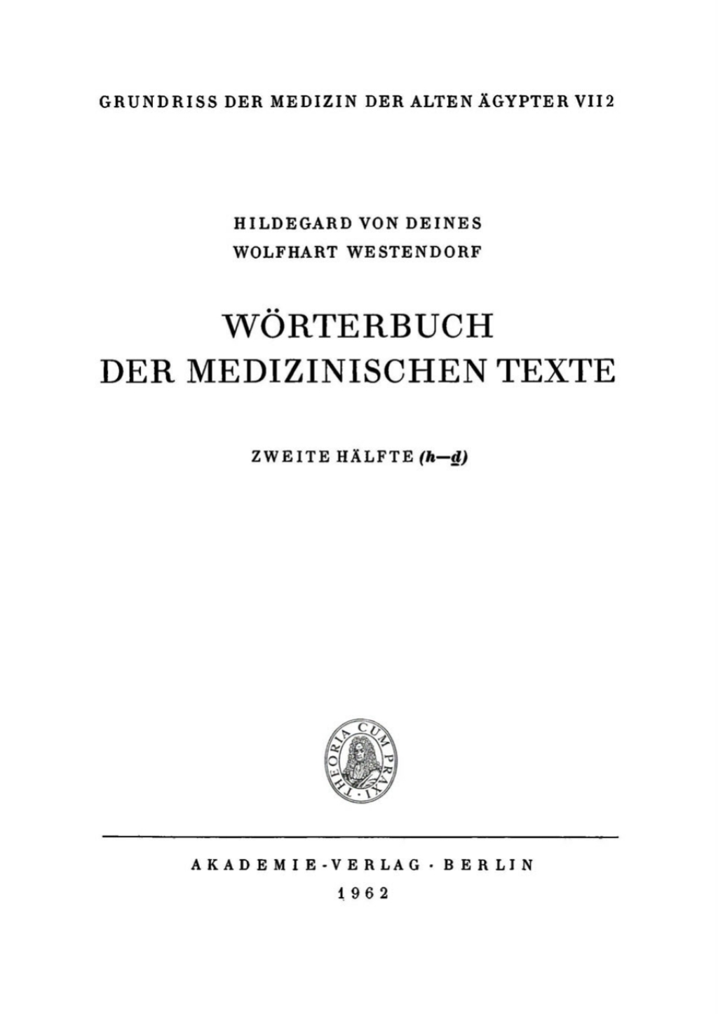 WÃ¶rterbuch der medizinischen Texte, HÃ¤lfte 2: (h-á¸) 1st Edition â€“ PDF/EPUB Version Downloadable