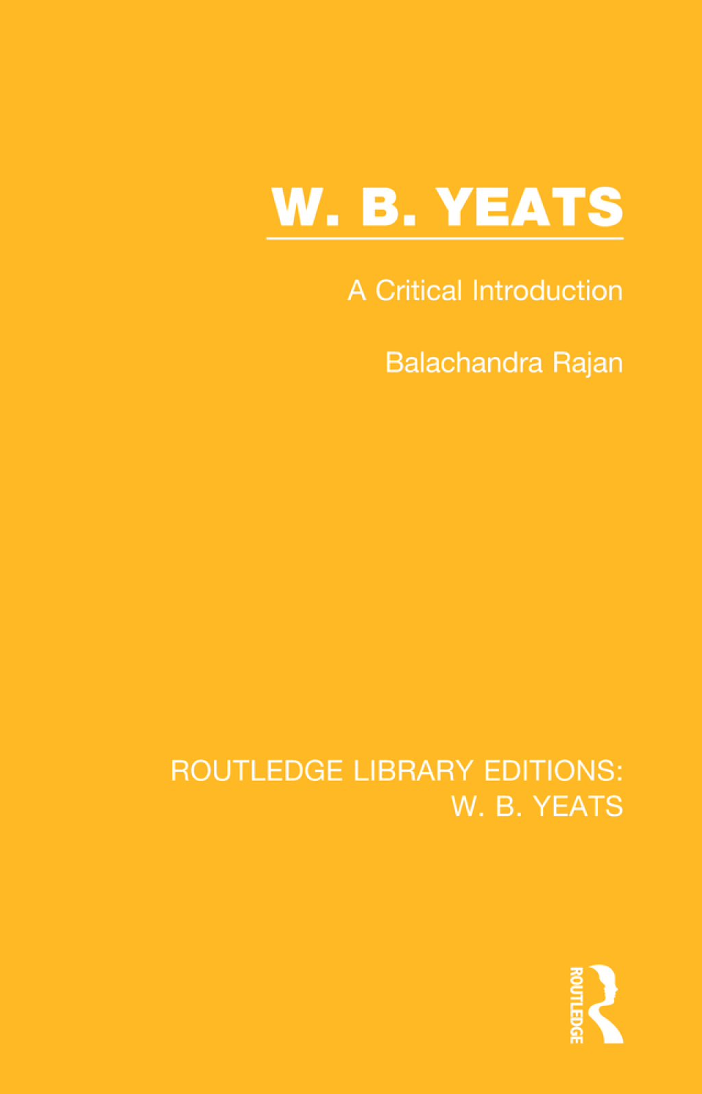 W. B. Yeats A Critical Introduction 1st Edition â€“ PDF/EPUB Version Downloadable