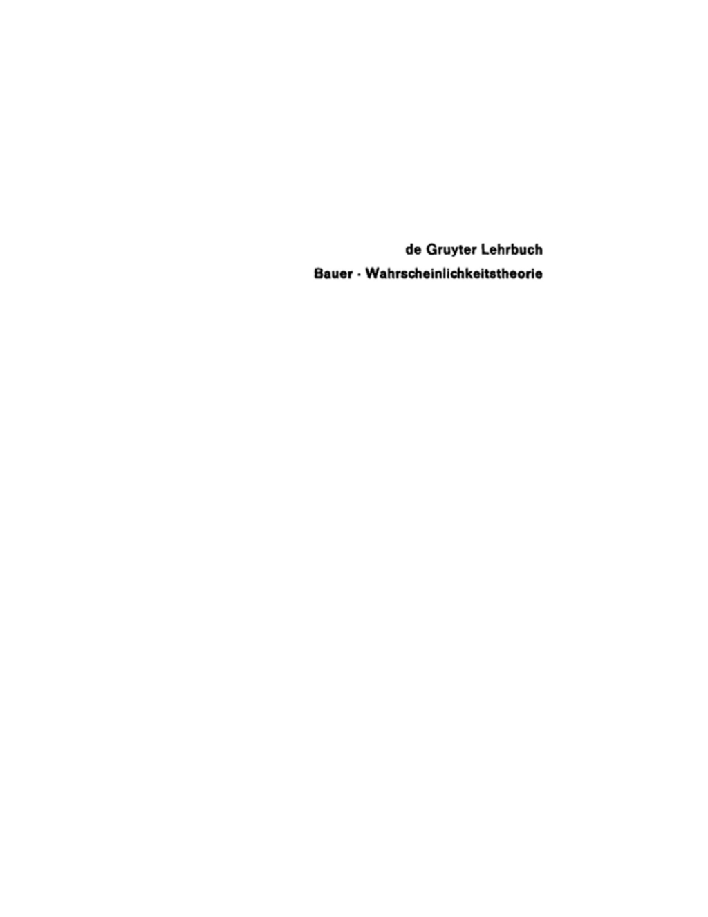 Wahrscheinlichkeitstheorie und GrundzÃ¼ge der MaÃŸtheorie 3rd Edition â€“ PDF/EPUB Version Downloadable