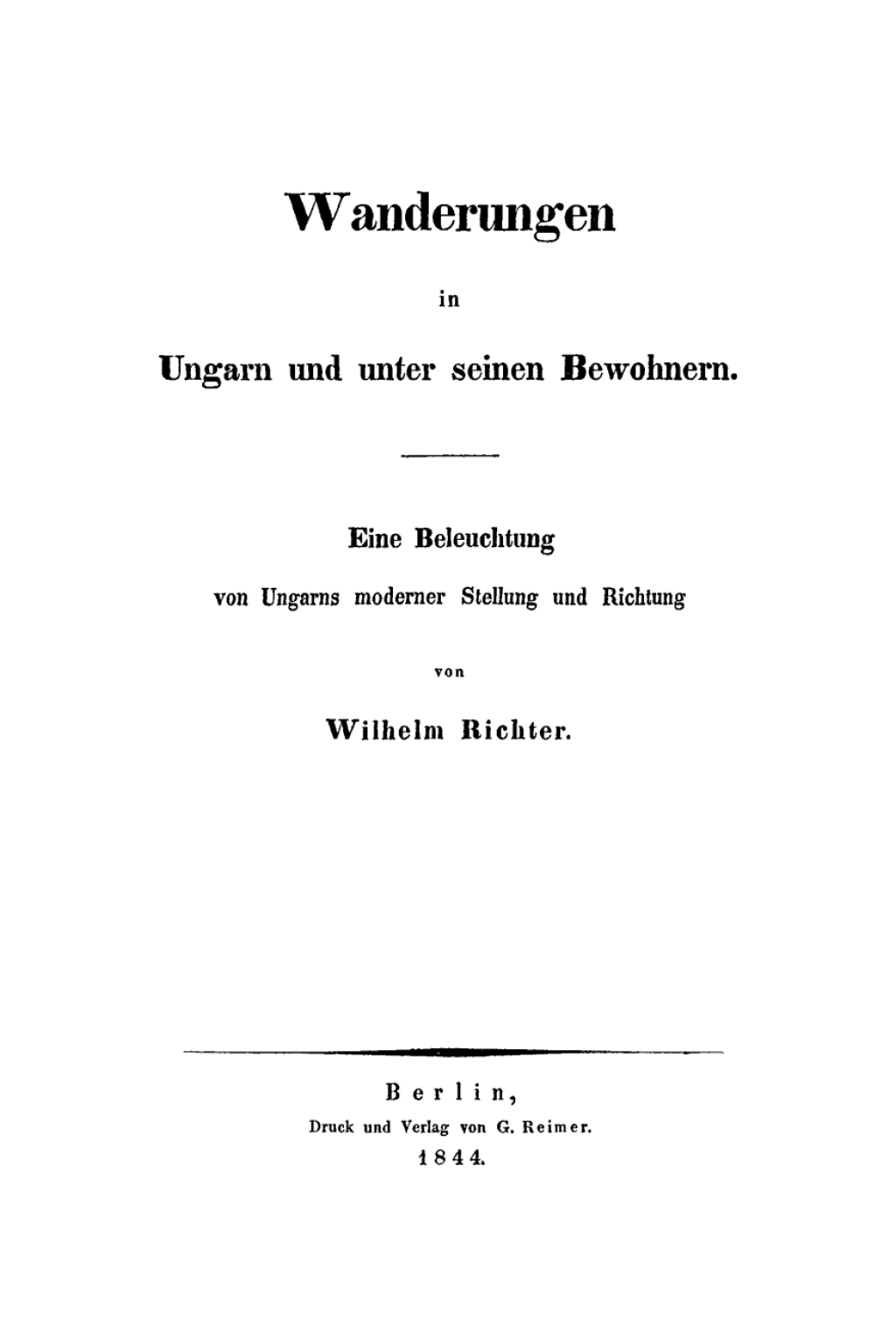 Wanderungen in Ungarn und unter seinen Bewohnern Eine Beleuchtung von Ungarns moderner Stellung und Richtung 1st Edition â€“ PDF/EPUB Version Downloadable