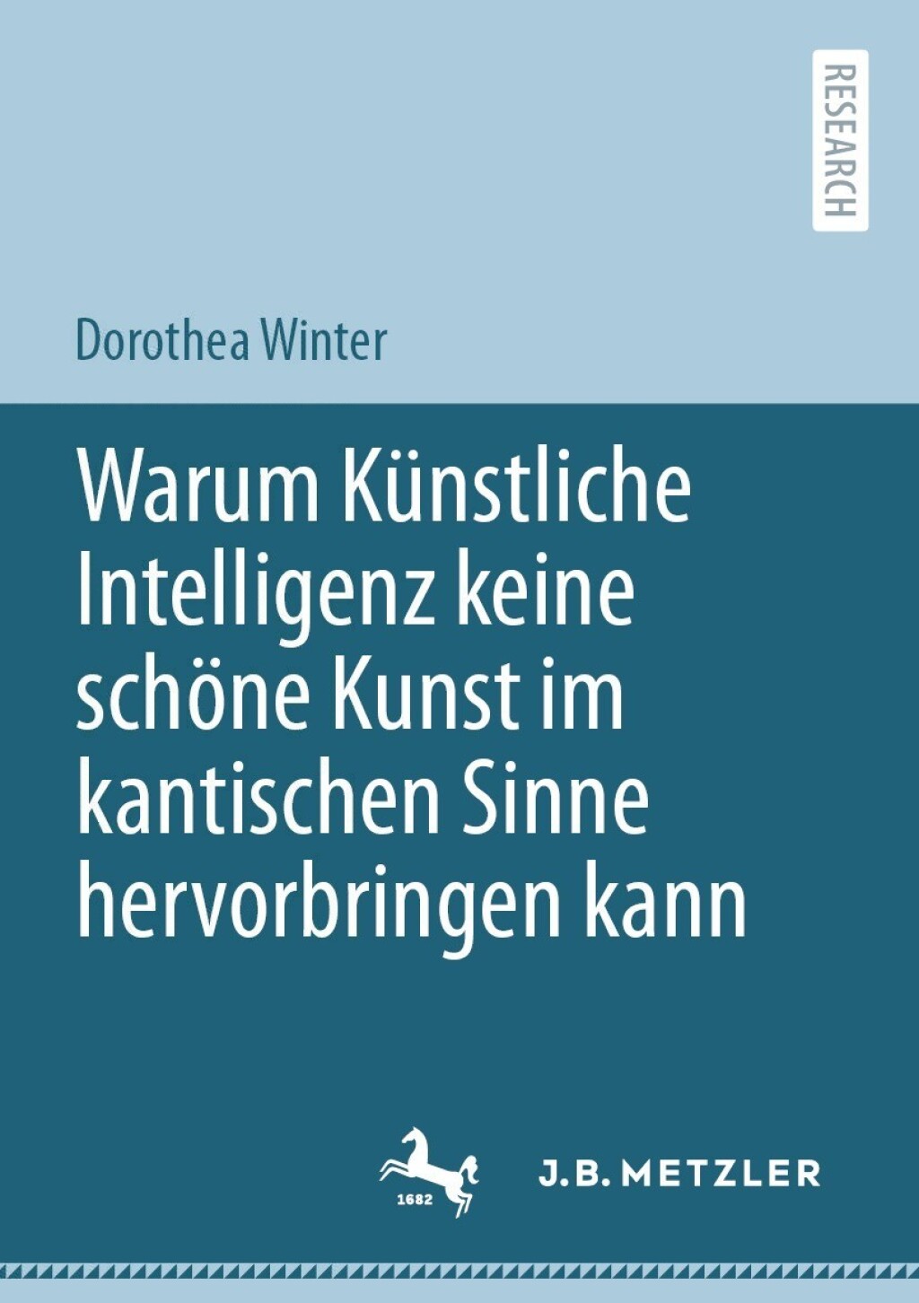 Warum KÃ¼nstliche Intelligenz keine schÃ¶ne Kunst im kantischen Sinne hervorbringen kann  â€“ PDF/EPUB Version Downloadable