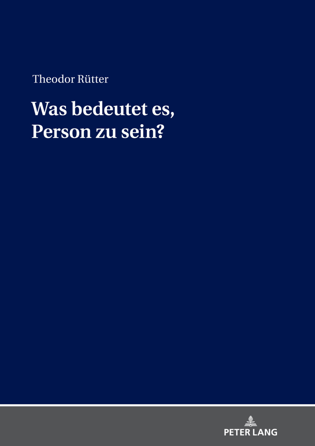 Was bedeutet es, Person zu sein? 1st Edition â€“ PDF/EPUB Version Downloadable