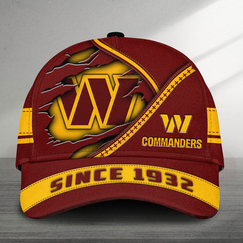 Washington Commanders 3D Embroidered Cap