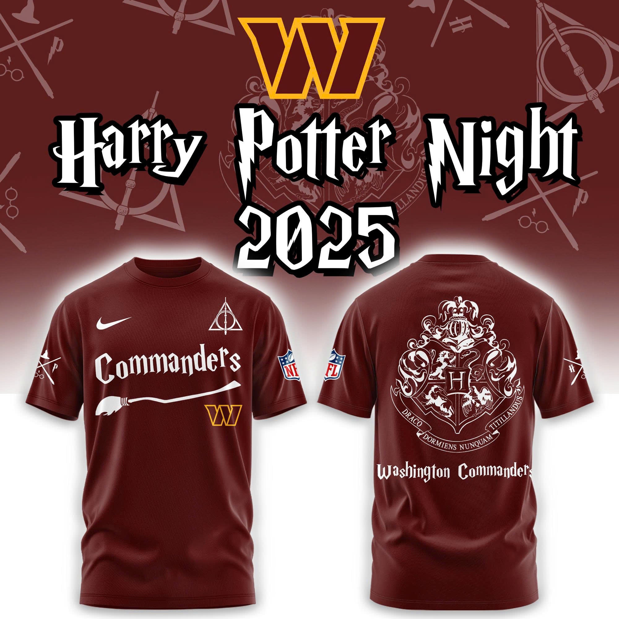 Washington Commanders Harry Potter T-Shirt