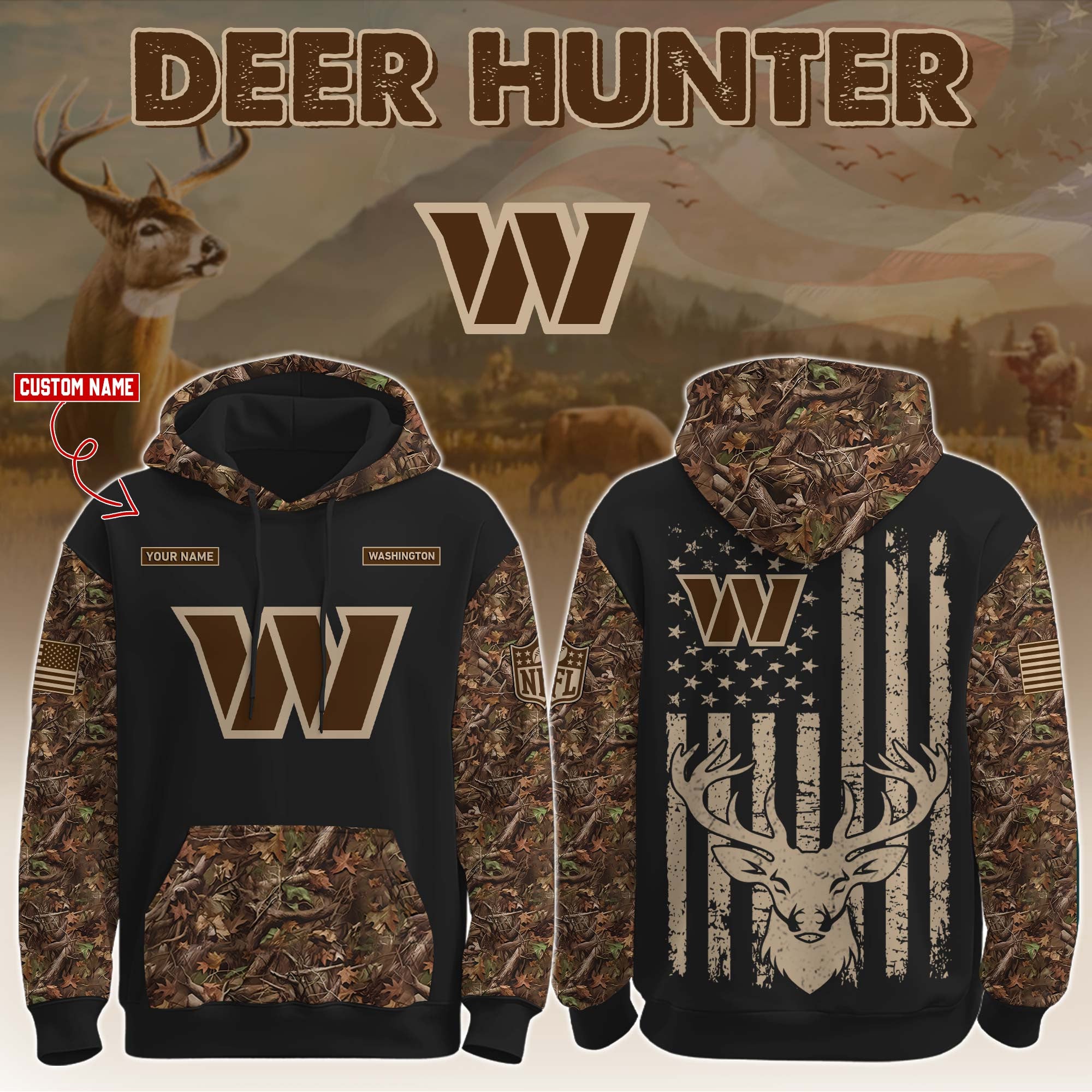 Washington Commanders Hunting Limited Edition Hoodie