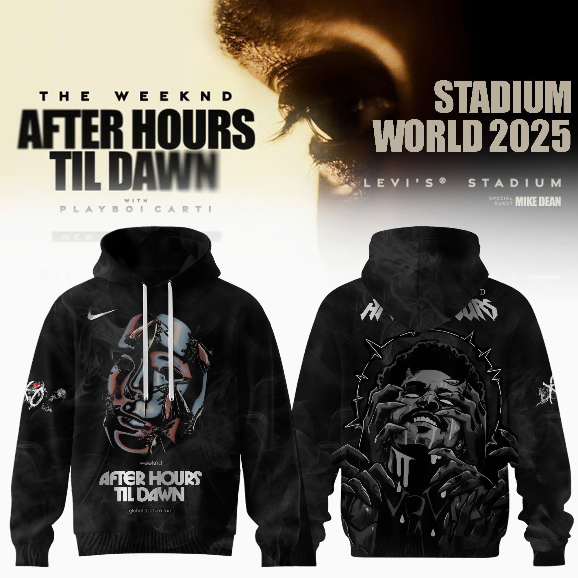 Washington Nationals x After Hours Til Dawn 2025 â€“ The Weeknd Hoodie
