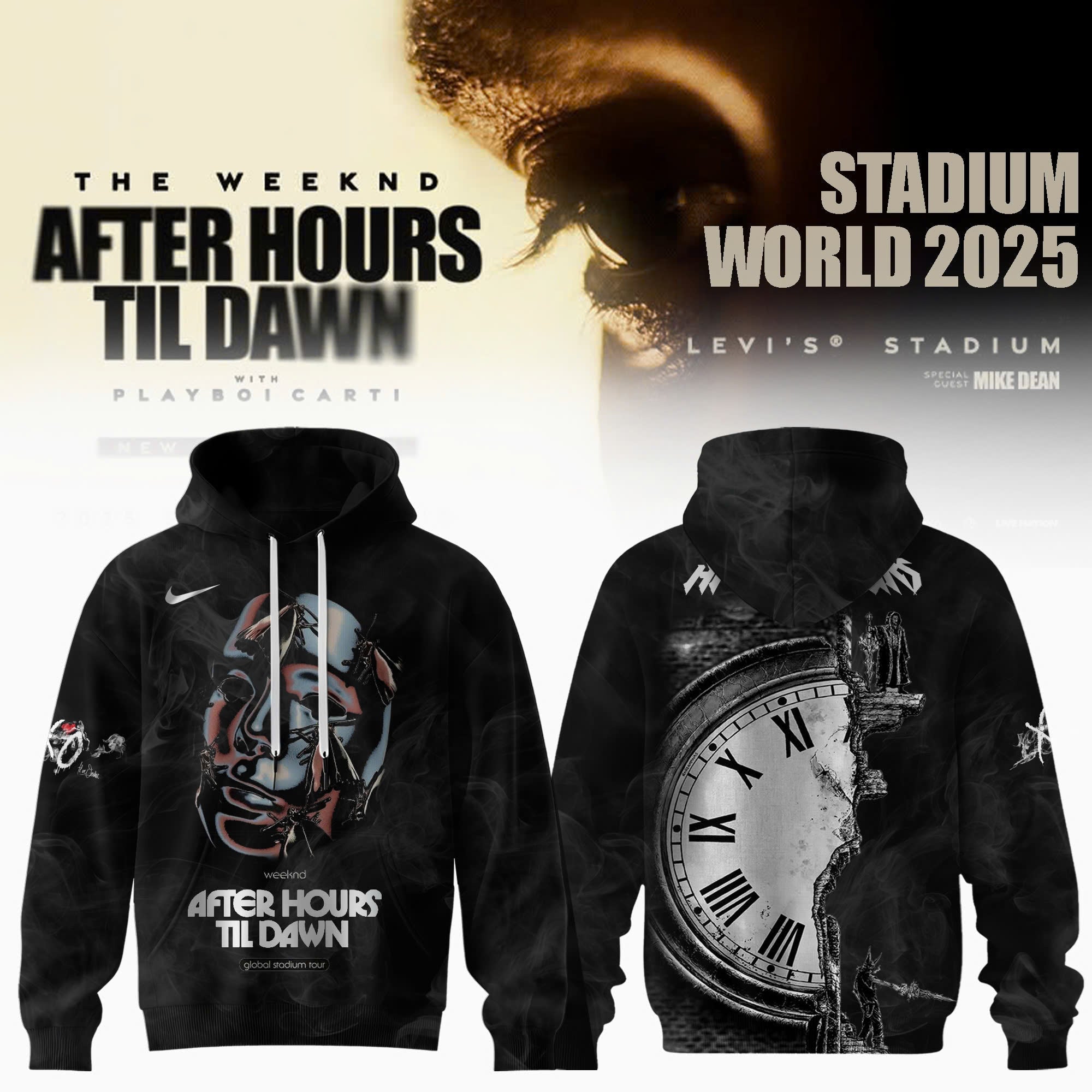 Washington Nationals x After Hours Til Dawn 2025 â€“ The Weeknd Hoodie