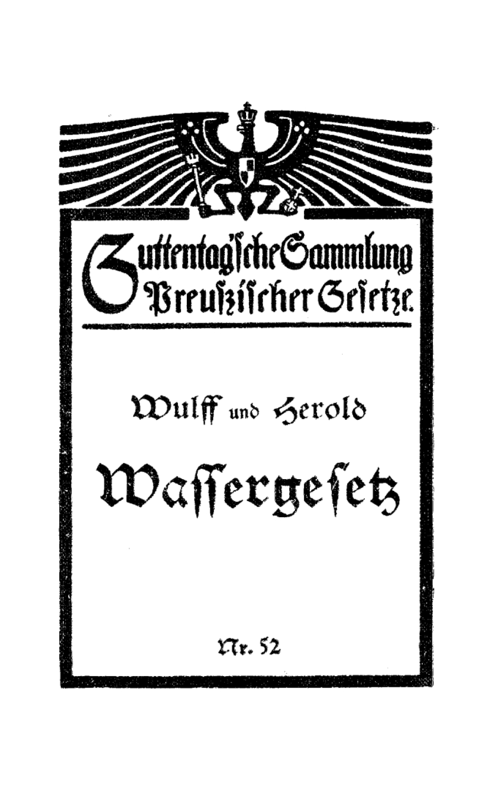 Wassergesetz vom 7. April 1913 Mit Einleitung, ErlÃ¤uterungen und Sachregister 1st Edition â€“ PDF/EPUB Version Downloadable