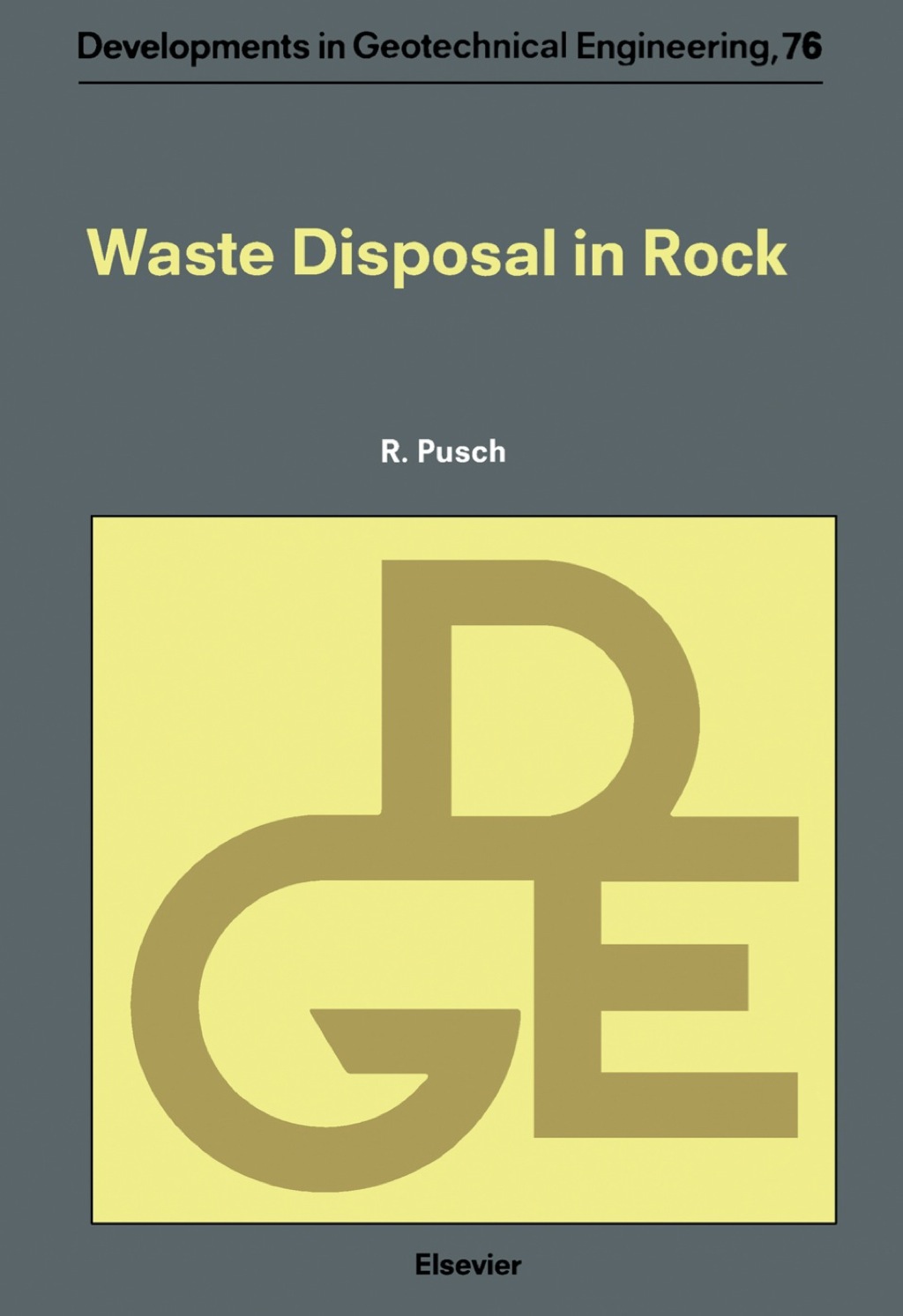 Waste Disposal in Rock  â€“ PDF/EPUB Version Downloadable