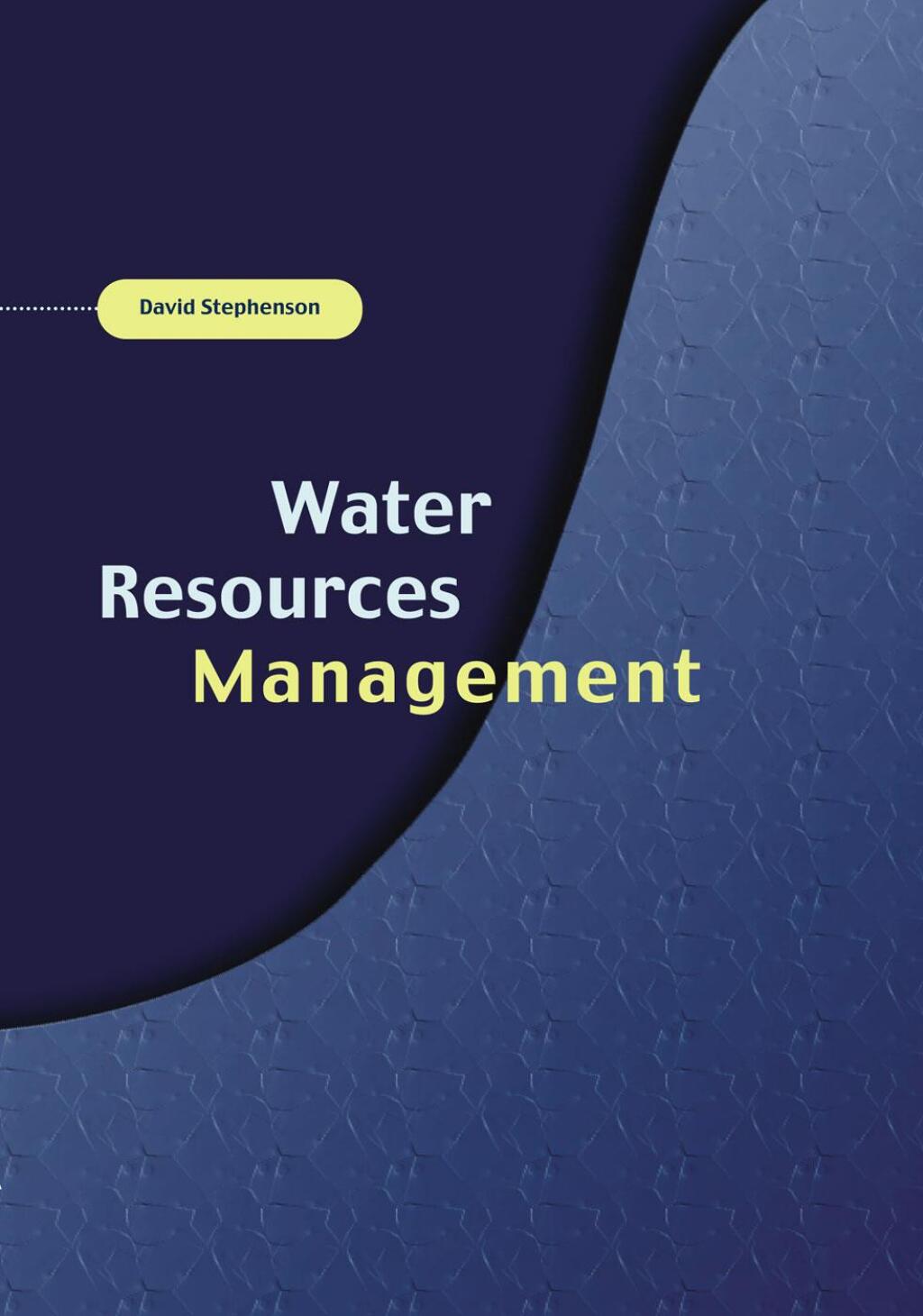 Water Resources Management 1st Edition â€“ PDF/EPUB Version Downloadable