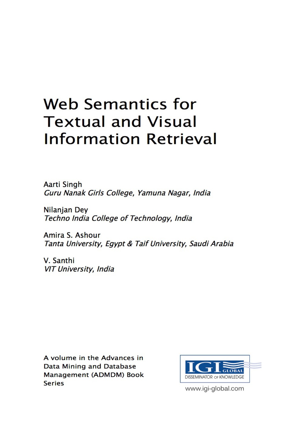 Web Semantics for Textual and Visual Information Retrieval  â€“ PDF/EPUB Version Downloadable