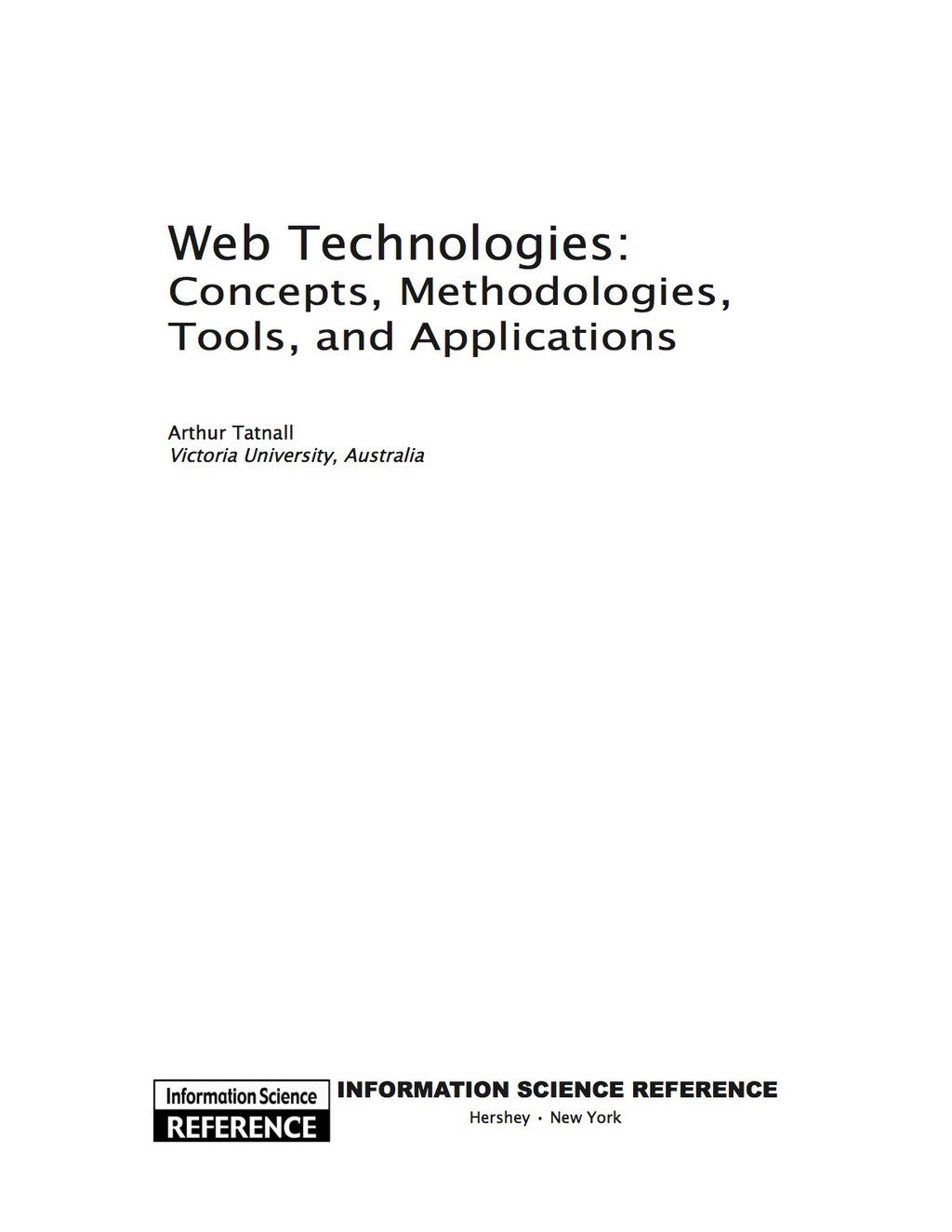 Web Technologies  â€“ PDF/EPUB Version Downloadable