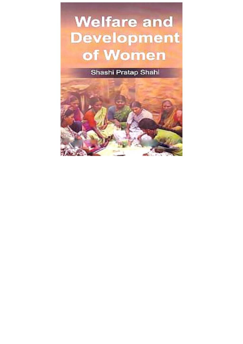 Welfare And Development Of Women  â€“ PDF/EPUB Version Downloadable