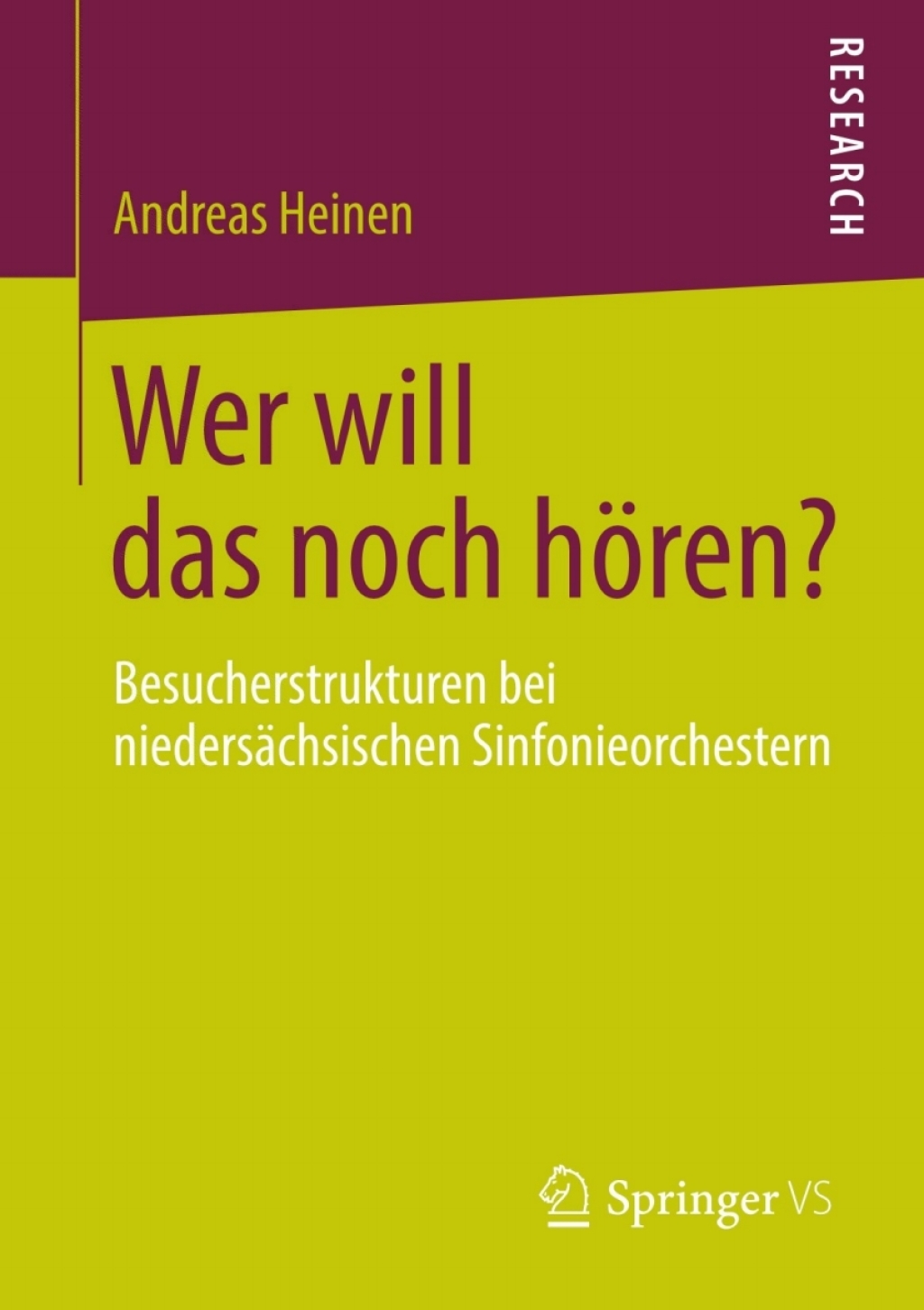 Wer will das noch hÃ¶ren? Besucherstrukturen bei niedersÃ¤chsischen Sinfonieorchestern  â€“ PDF/EPUB Version Downloadable