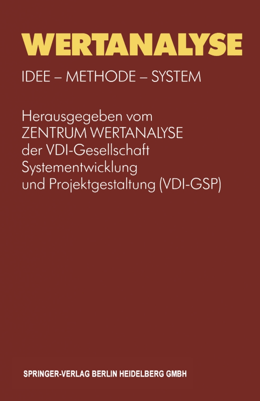 Wertanalyse Idee-Methode-System 5th Edition â€“ PDF/EPUB Version Downloadable