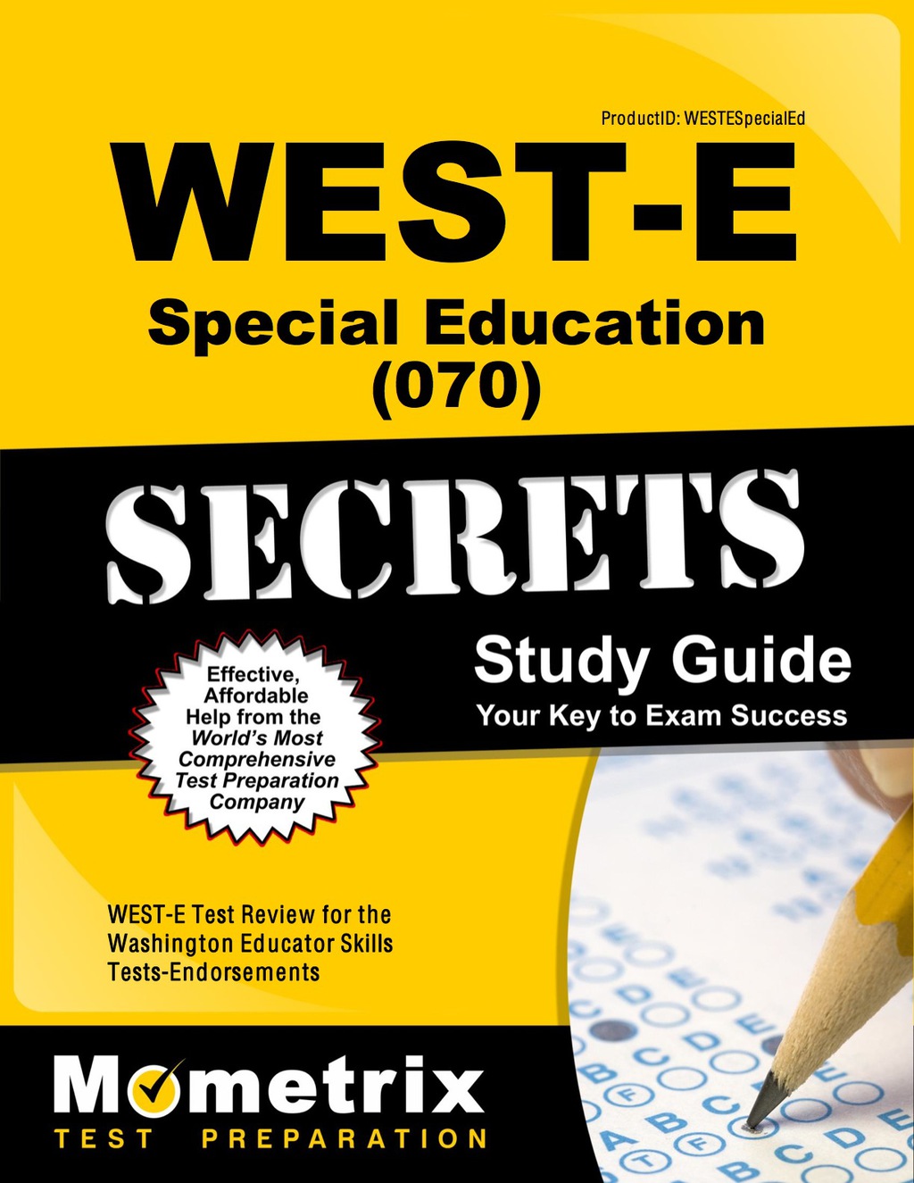 WEST-E Special Education (070) Secrets Study Guide 1st Edition â€“ PDF/EPUB Version Downloadable