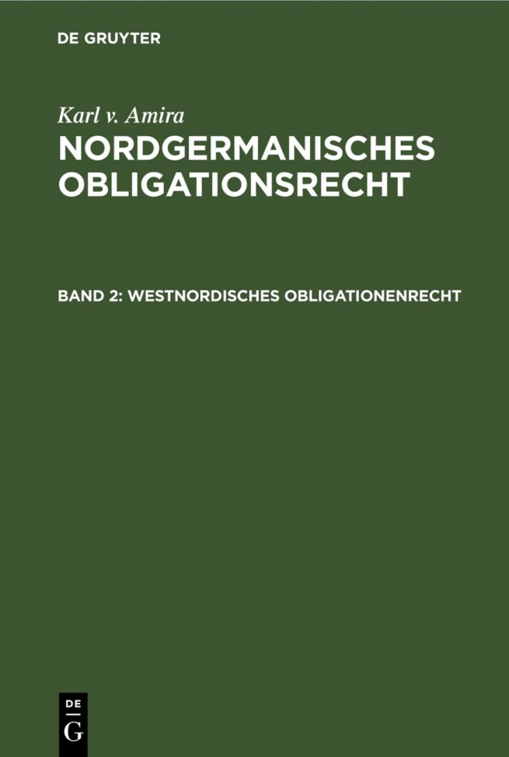 Westnordisches Obligationenrecht 1st Edition â€“ PDF/EPUB Version Downloadable