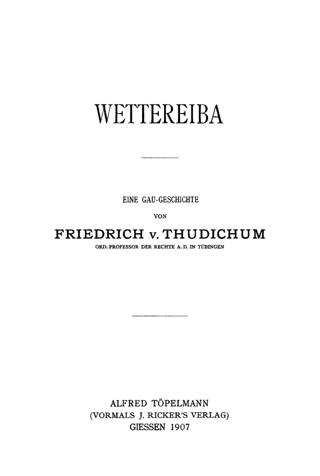 Wettereiba Eine Gau-Geschichte 1st Edition â€“ PDF/EPUB Version Downloadable