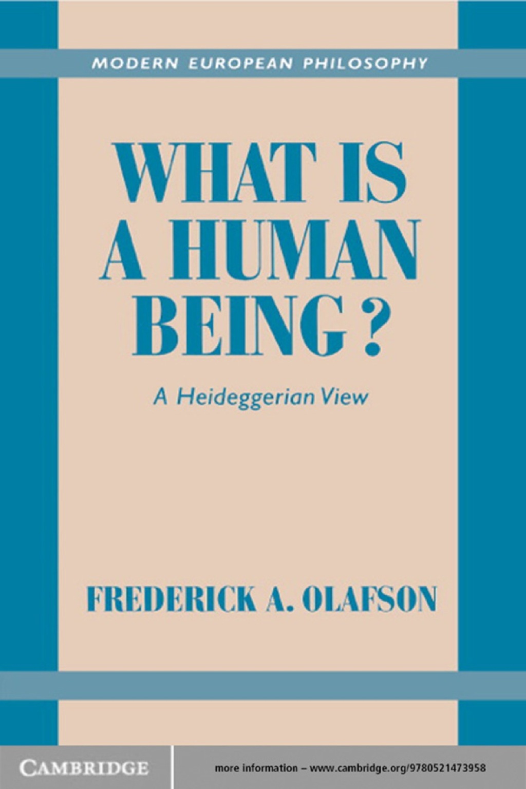 What is a Human Being? A Heideggerian View 1st Edition â€“ PDF/EPUB Version Downloadable