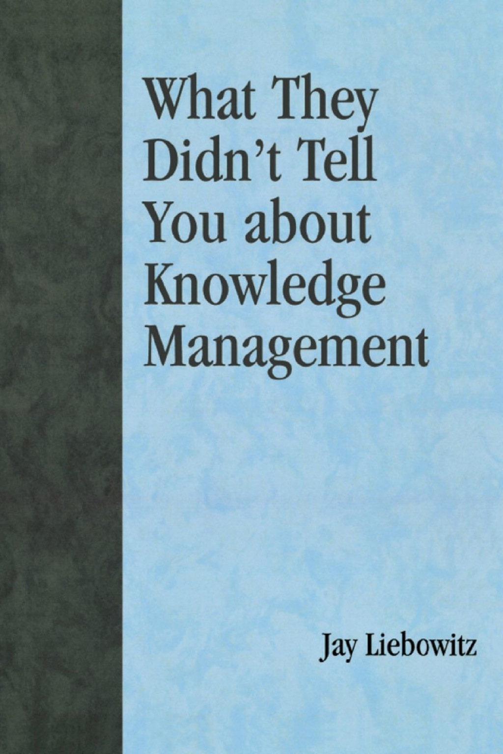 What They Didn't Tell You About Knowledge Management 1st Edition â€“ PDF/EPUB Version Downloadable