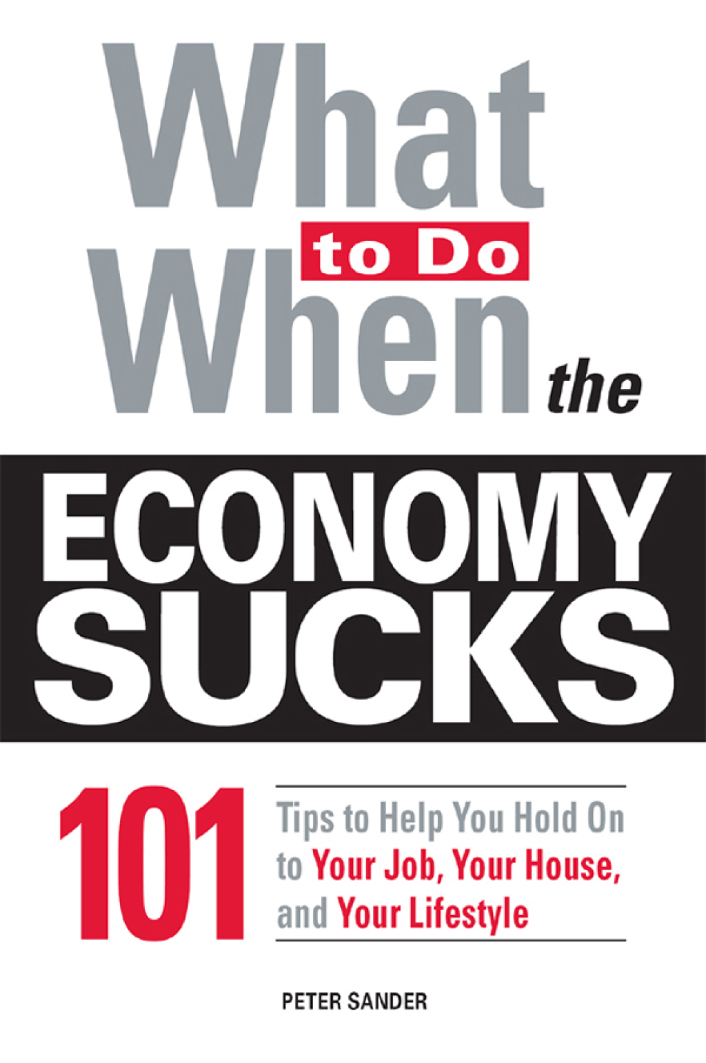 What To Do When the Economy Sucks 101 Tips to Help You Hold on To Your Job, Your House and Your Lifestyle - (PDF/EPUB Version)