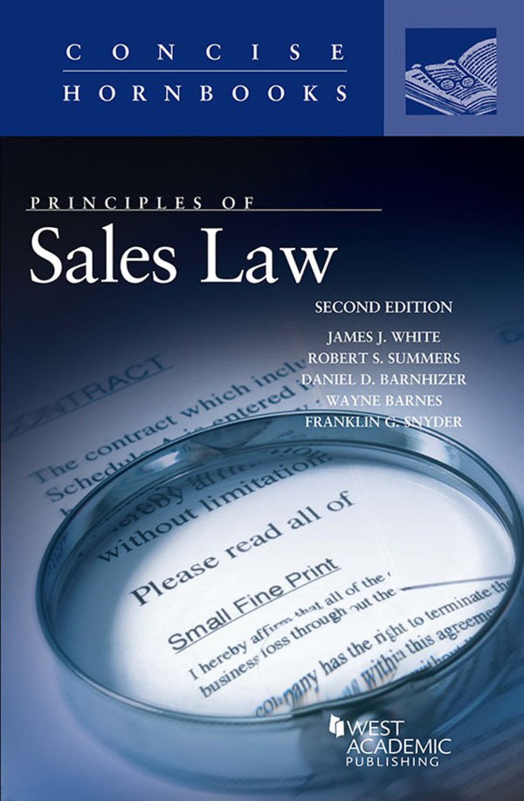 White, Summers, Barnhizer, Barnes, and Snyder's Principles of Sales Law 2nd Edition â€“ PDF/EPUB Version Downloadable