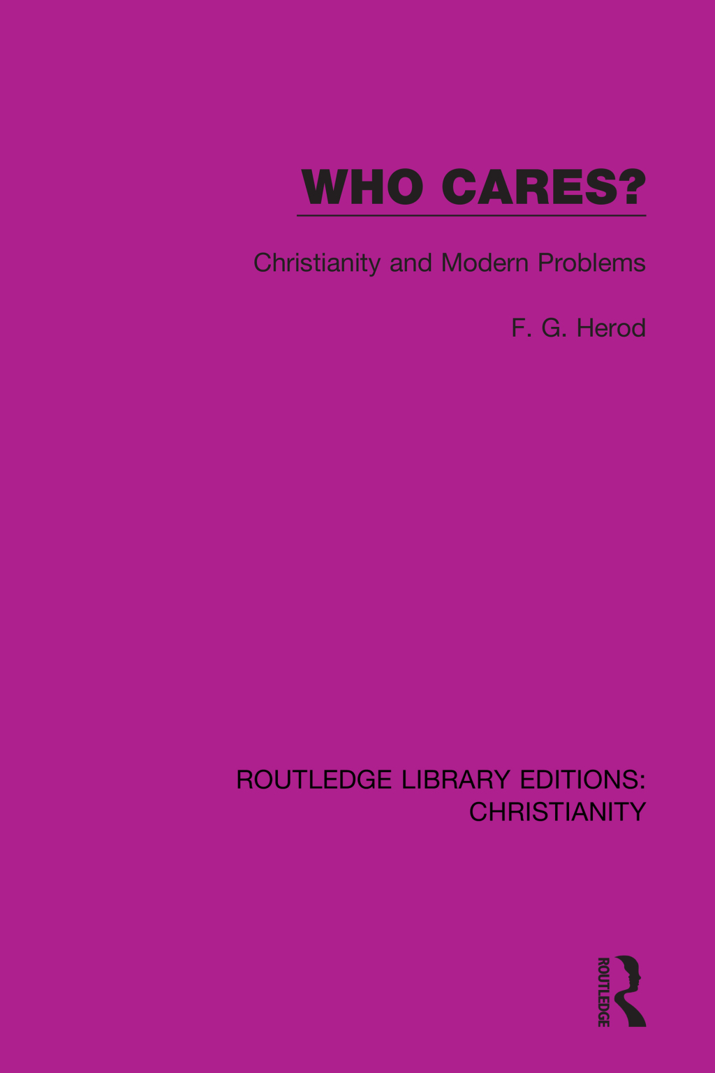 Who Cares? Christianity and Modern Problems 1st Edition â€“ PDF/EPUB Version Downloadable