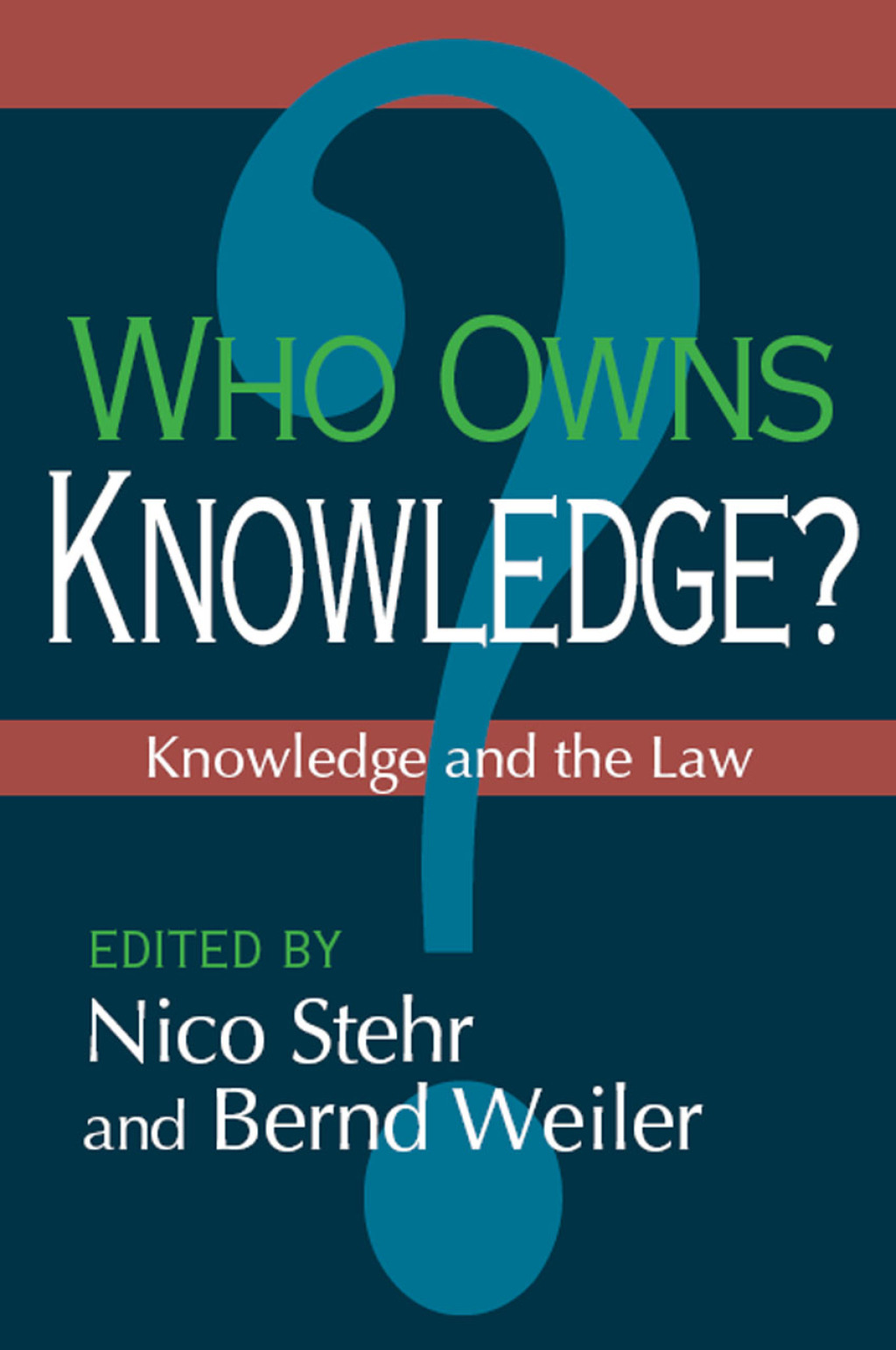Who Owns Knowledge? Knowledge and the Law 1st Edition â€“ PDF/EPUB Version Downloadable