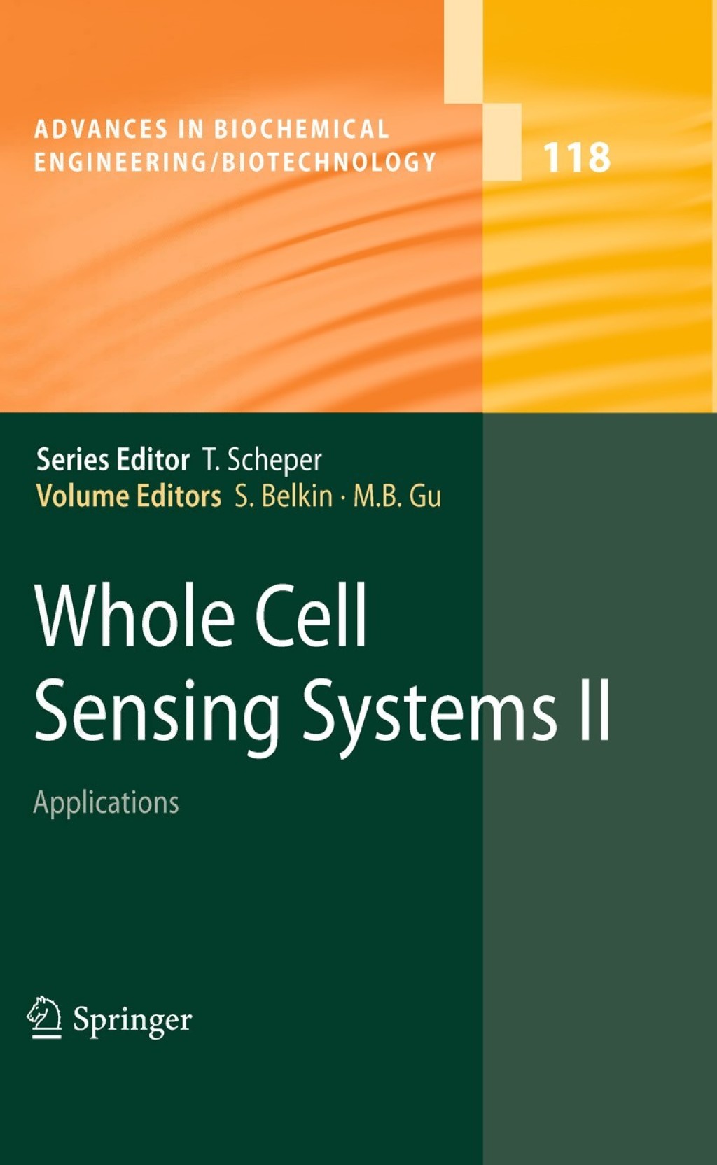 Whole Cell Sensing System II Applications 1st Edition â€“ PDF/EPUB Version Downloadable
