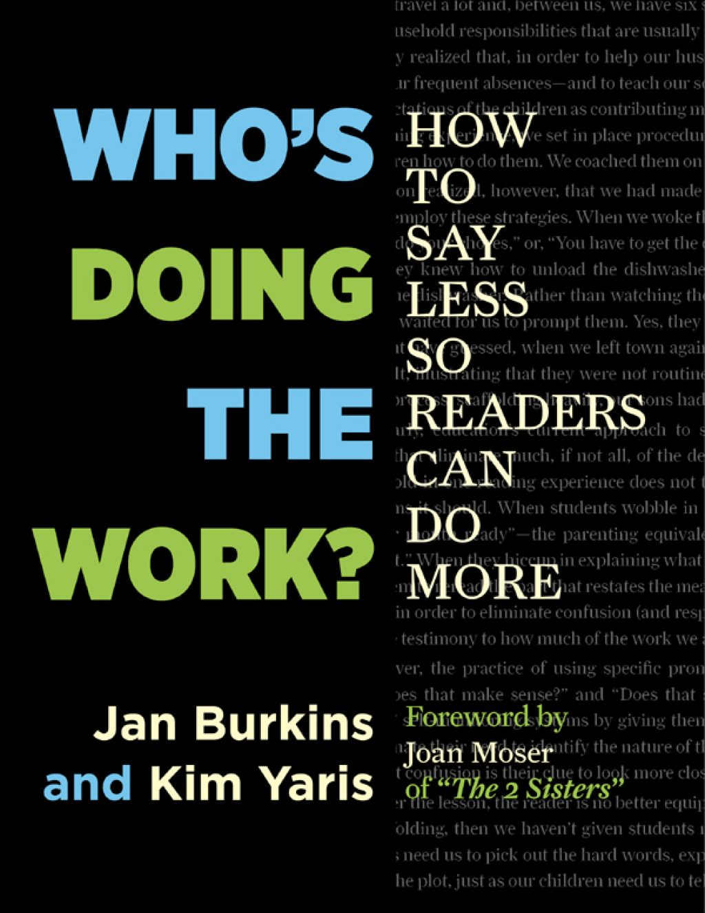 Who's Doing the Work? How to Say Less So Readers Can Do More 1st Edition â€“ PDF/EPUB Version Downloadable