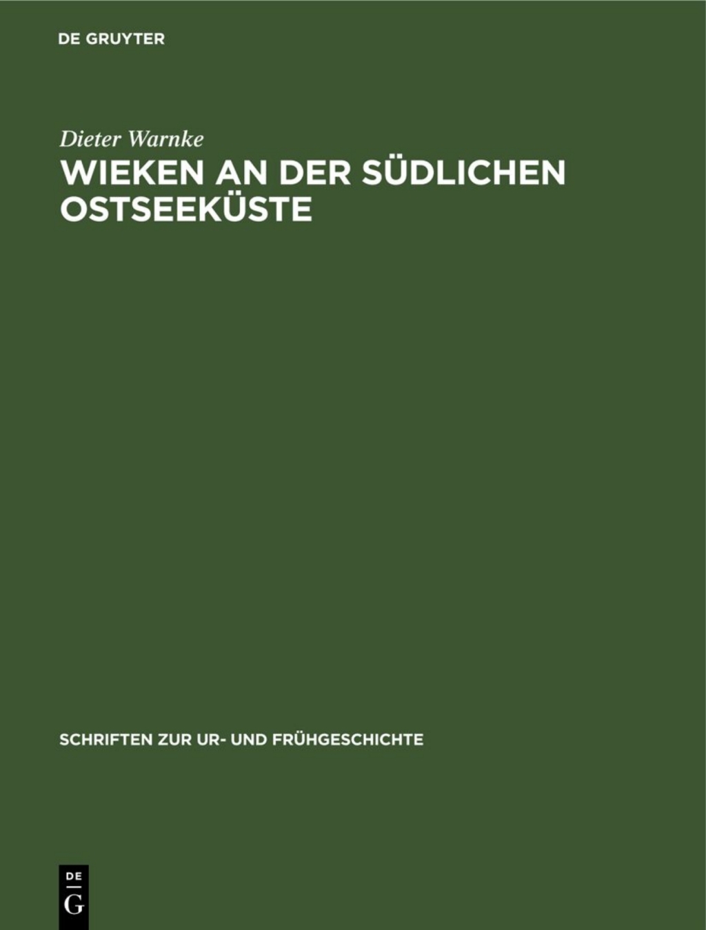 Wieken an der sÃ¼dlichen OstseekÃ¼ste Zur wirtschaftlichen und gesellschaftlichen Rolle der Wieken im mittelalterlichen Feudalstaat 1st Edition â€“ PDF/EPUB Version Downloadable