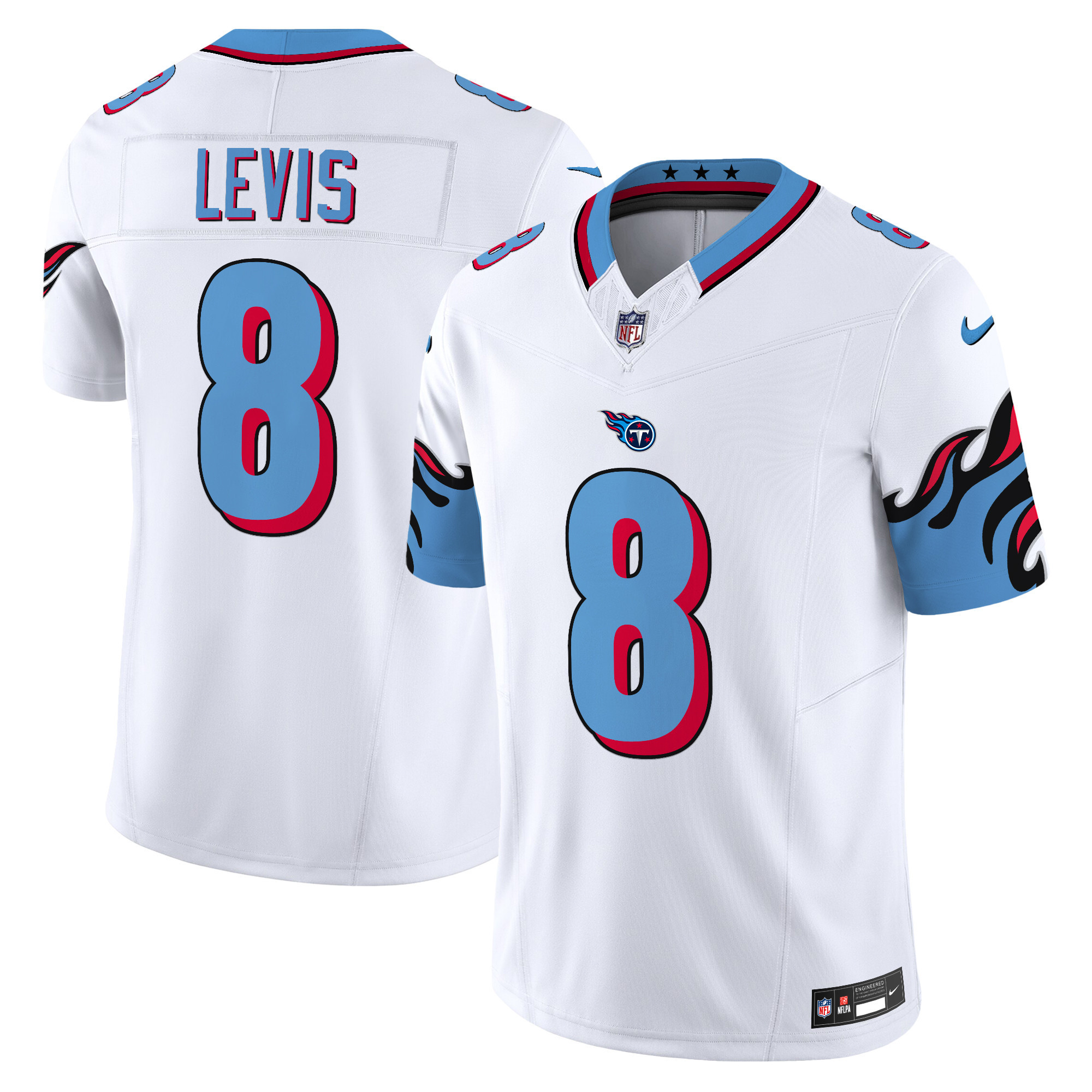 Will Levis Men's Tennessee Titans Special Vapor Limited White Jersey - All Stitched