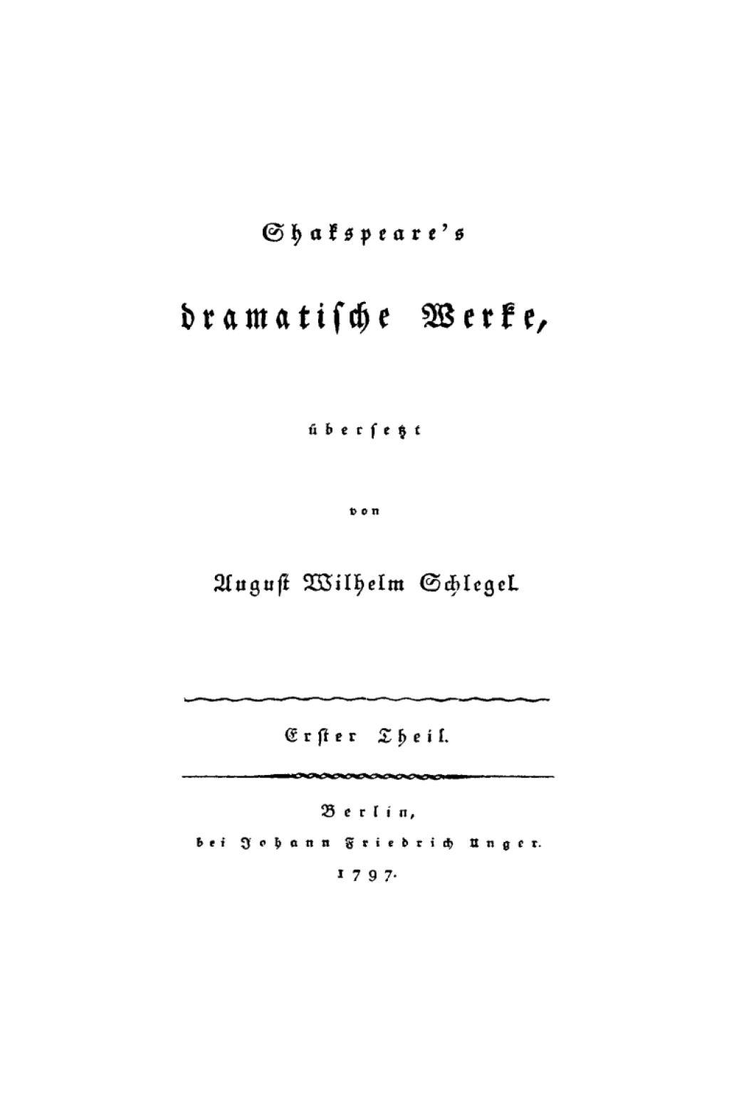 William Shakespeare: Shakspeareâ€™s dramatische Werke. Teil 1 1st Edition â€“ PDF/EPUB Version Downloadable