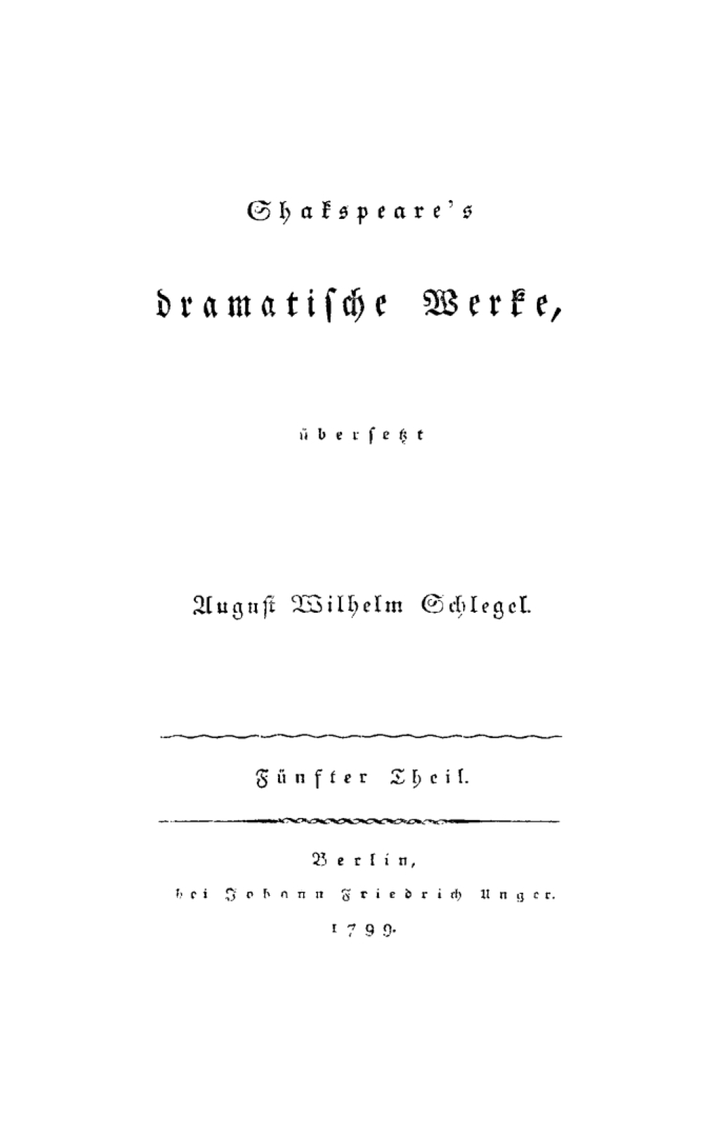 William Shakespeare: Shakspeareâ€™s dramatische Werke. Teil 5 1st Edition â€“ PDF/EPUB Version Downloadable