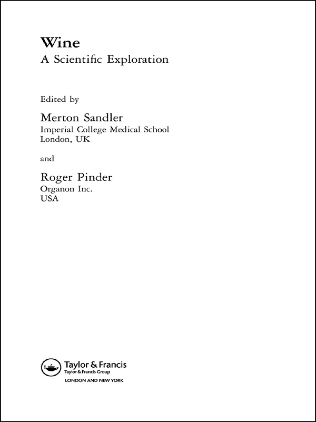 Wine A Scientific Exploration 1st Edition â€“ PDF/EPUB Version Downloadable