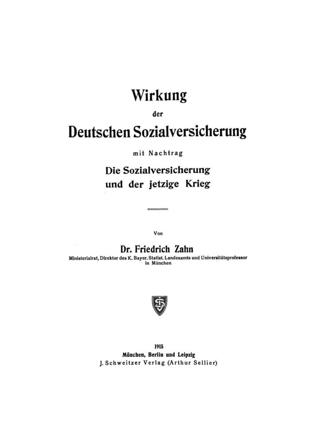 Wirkung der Deutschen Sozialversicherung Mit Nachtrag Die Sozialversicherung und der jetzige Krieg 1st Edition â€“ PDF/EPUB Version Downloadable