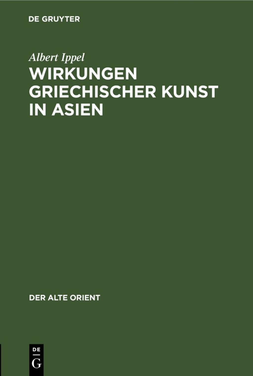 Wirkungen griechischer Kunst in Asien 1st Edition â€“ PDF/EPUB Version Downloadable
