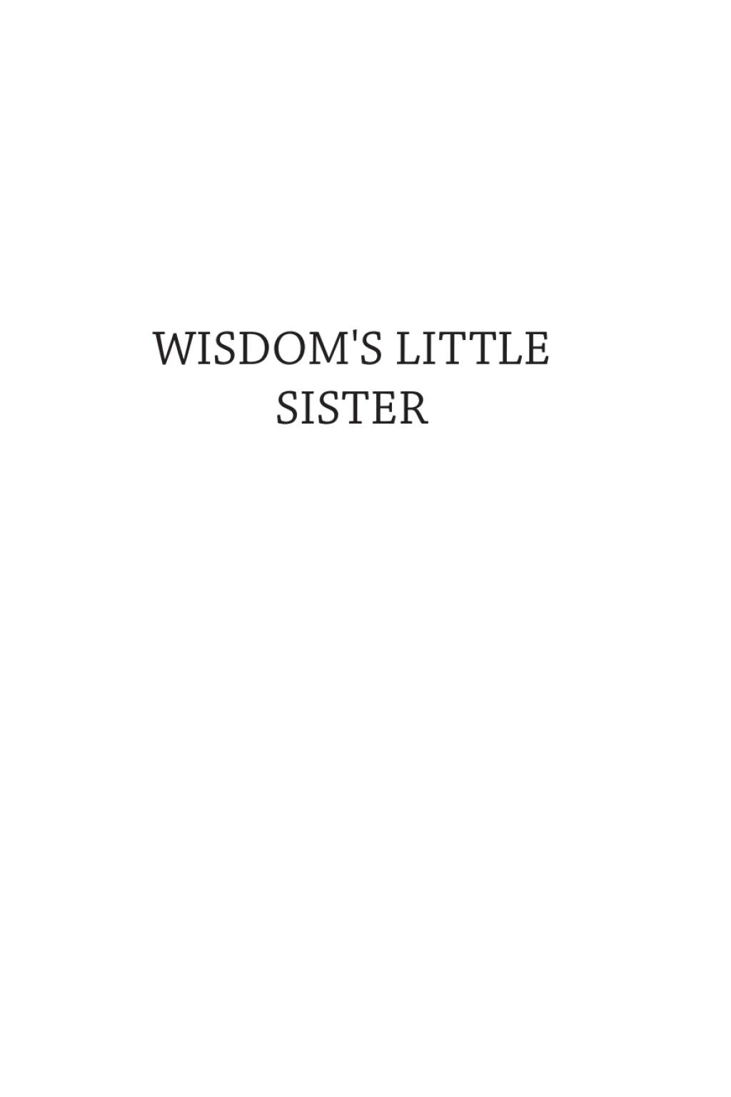 Wisdom's Little Sister Studies in Medieval and Renaissance Jewish Political Thought  â€“ PDF/EPUB Version Downloadable