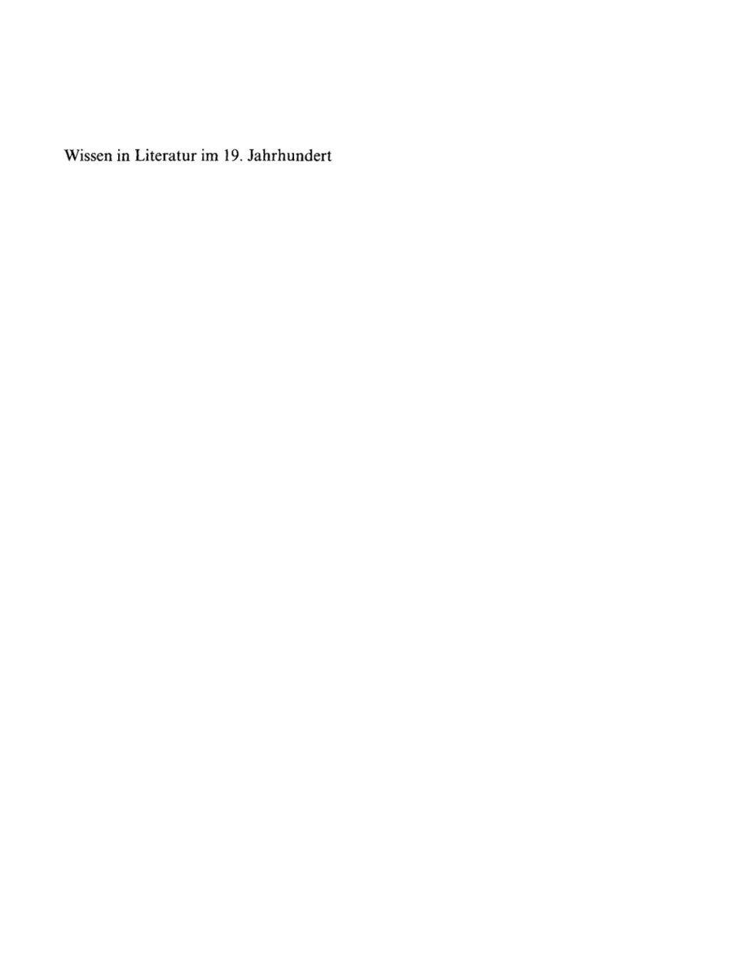 Wissen in Literatur im 19. Jahrhundert 1st Edition â€“ PDF/EPUB Version Downloadable