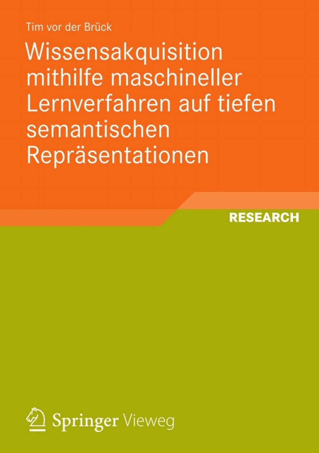 Wissensakquisition mithilfe maschineller Lernverfahren auf tiefen semantischen ReprÃ¤sentationen  â€“ PDF/EPUB Version Downloadable