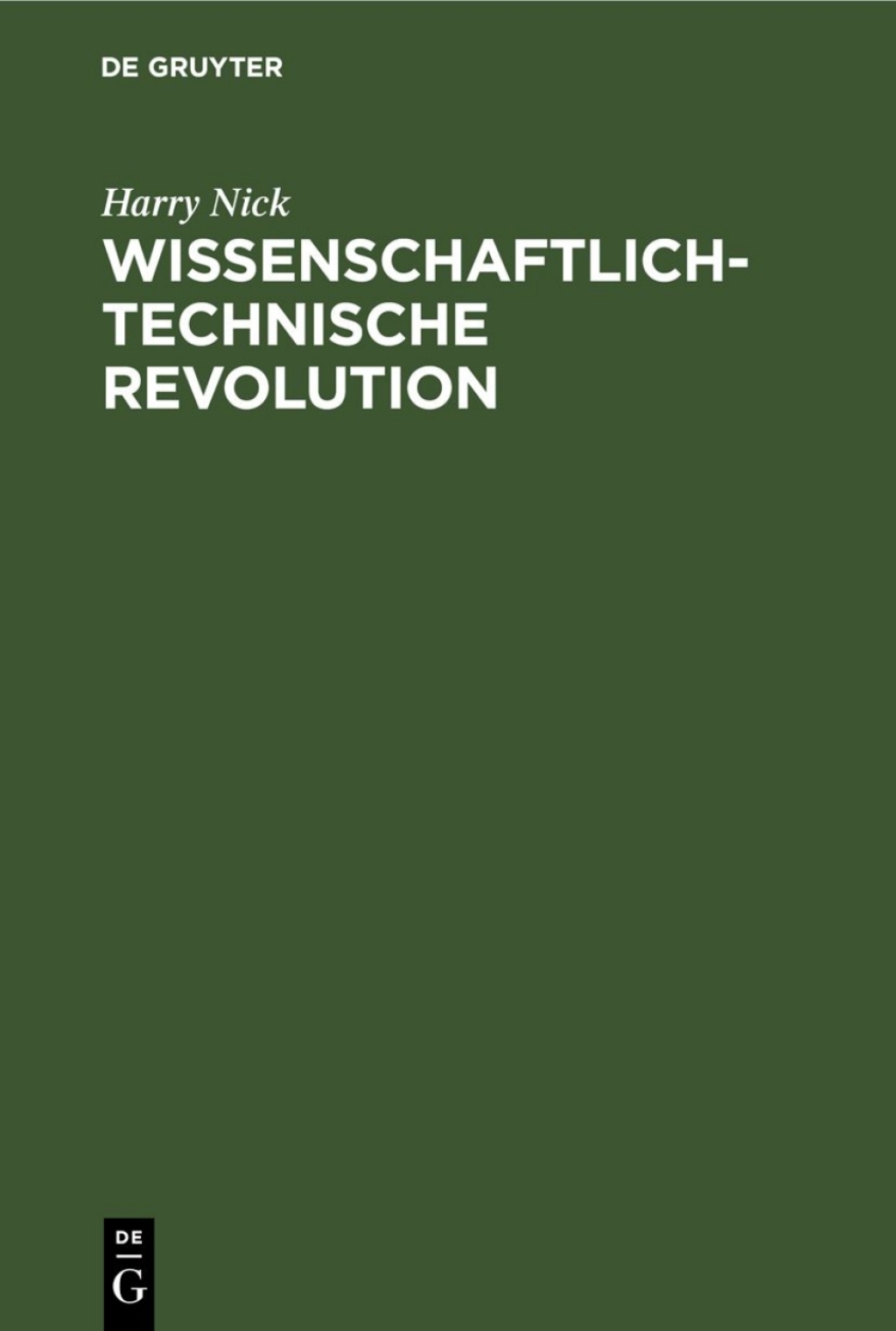 Wissenschaftlich-technische Revolution 1st Edition â€“ PDF/EPUB Version Downloadable