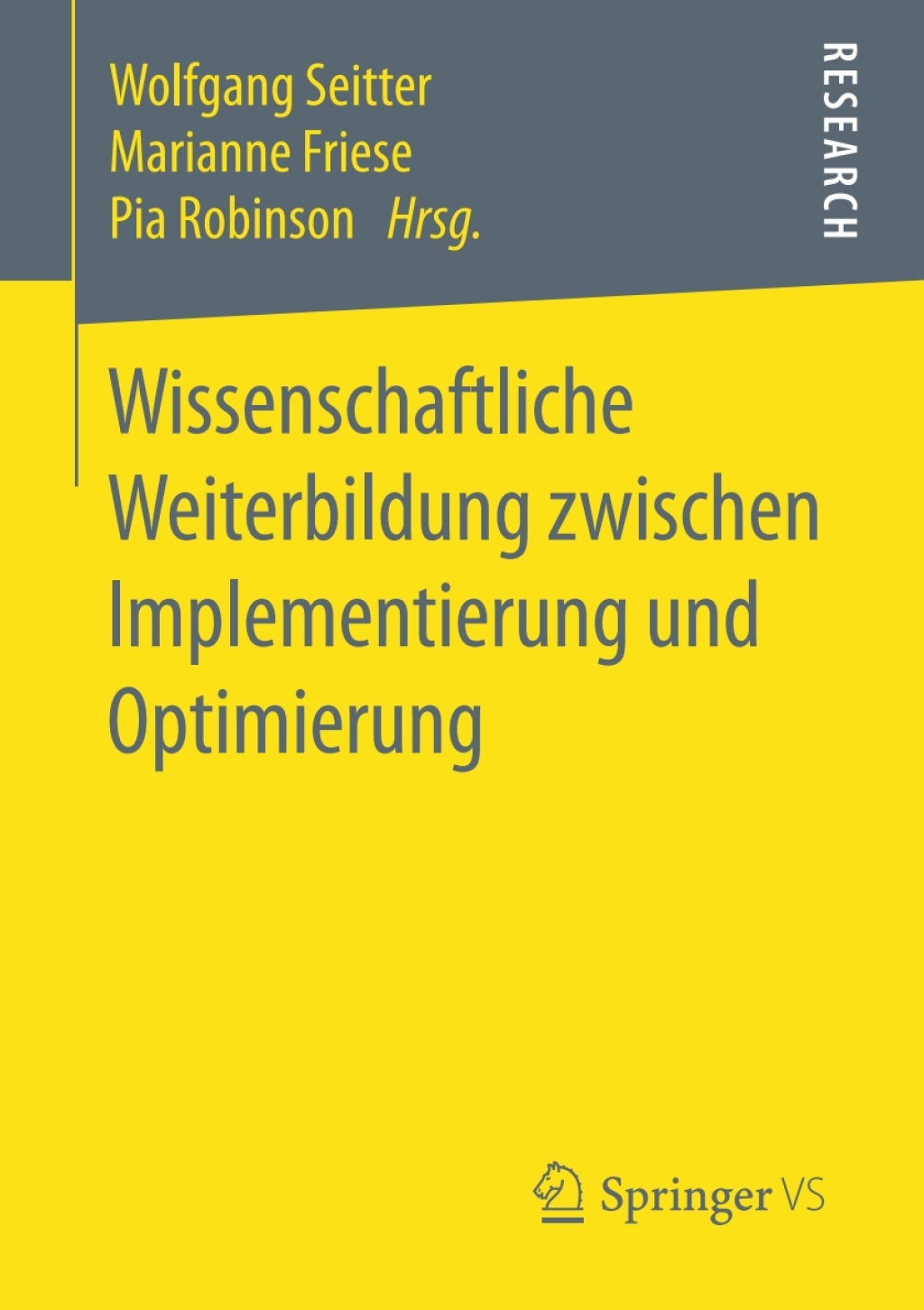 Wissenschaftliche Weiterbildung zwischen Implementierung und Optimierung  â€“ PDF/EPUB Version Downloadable
