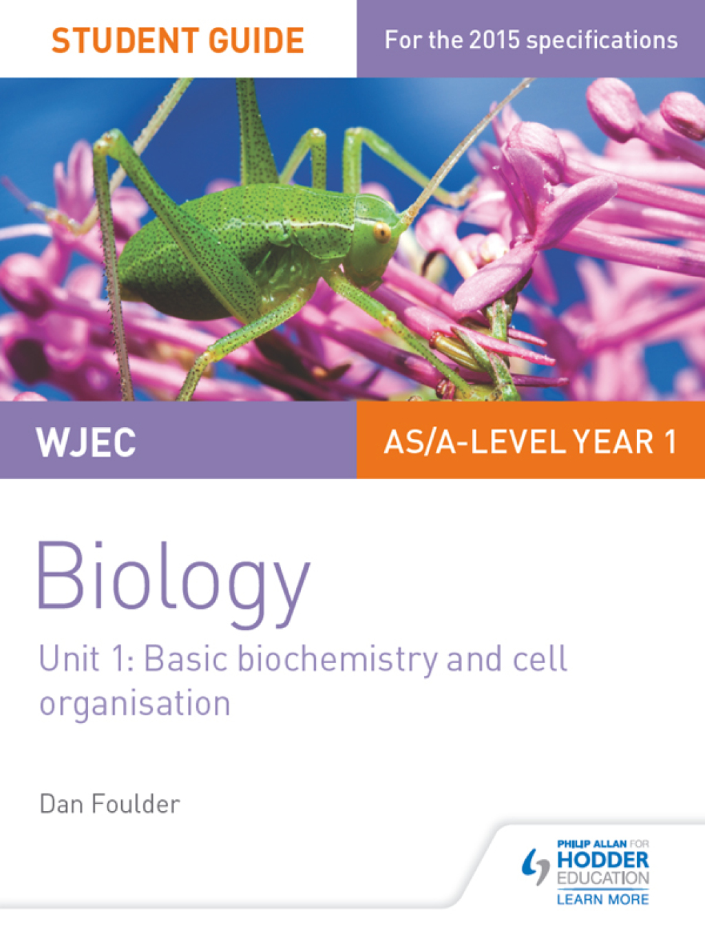 WJEC/Eduqas Biology AS/A Level Year 1 Student Guide: Basic biochemistry and cell organisation - (PDF/EPUB Version)
