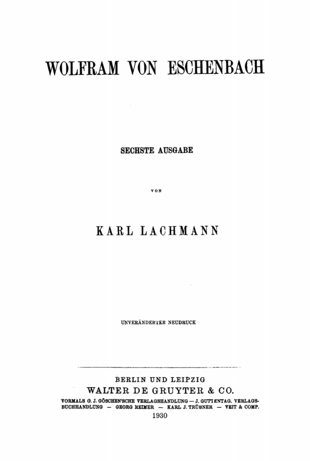 Wolfram von Eschenbach 6th Edition â€“ PDF/EPUB Version Downloadable