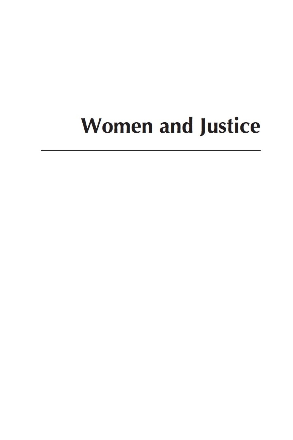 Women and Justice 2nd Edition â€“ PDF/EPUB Version Downloadable
