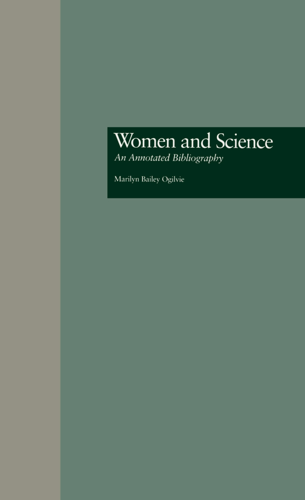 Women and Science An Annotated Bibliography 1st Edition â€“ PDF/EPUB Version Downloadable