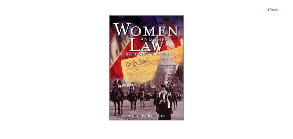 Women and the Law Leaders, Cases, and Documents 1st Edition â€“ PDF/EPUB Version Downloadable