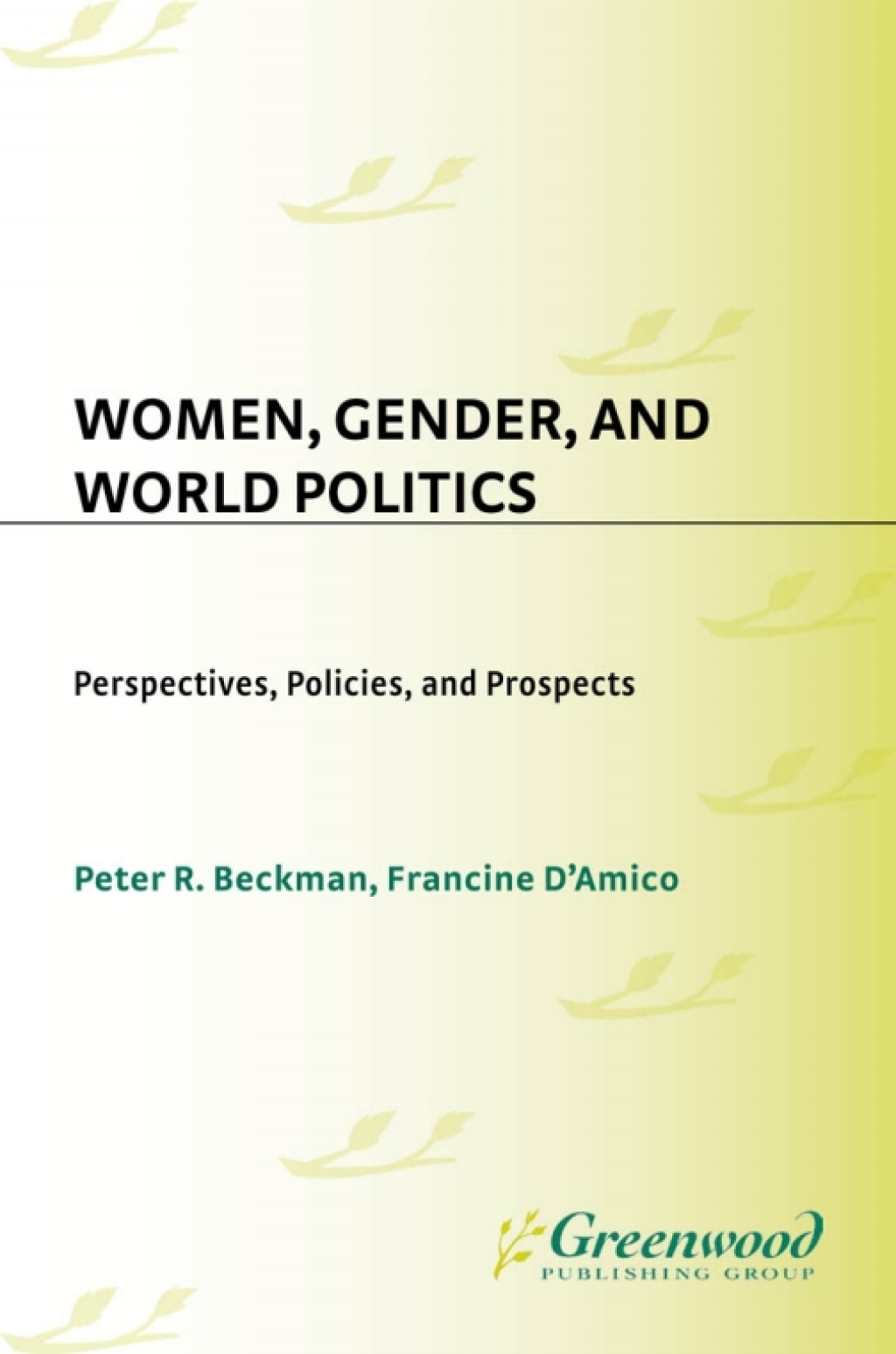 Women, Gender, and World Politics Perspectives, Policies, and Prospects 1st Edition â€“ PDF/EPUB Version Downloadable