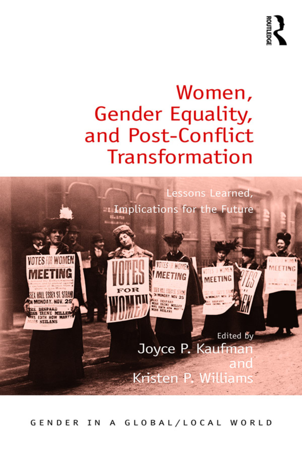 Women, Gender Equality, and Post-Conflict Transformation Lessons Learned, Implications for the Future 1st Edition â€“ PDF/EPUB Version Downloadable