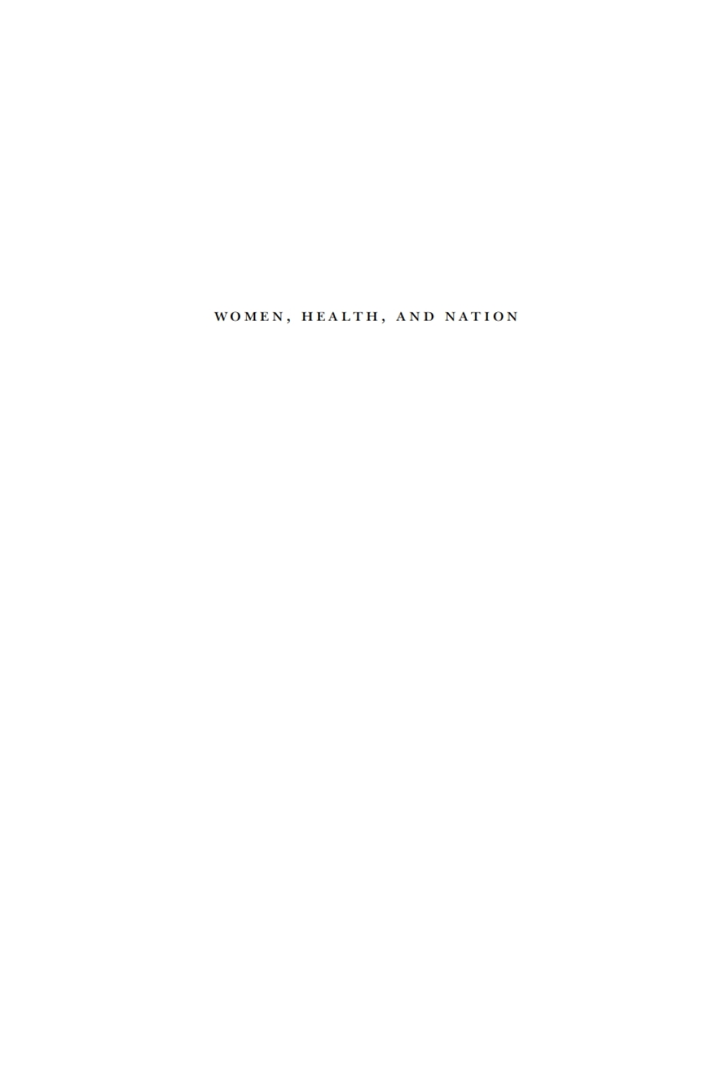 Women, Health, and Nation Canada and the United States since 1945  â€“ PDF/EPUB Version Downloadable